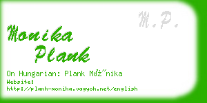 monika plank business card